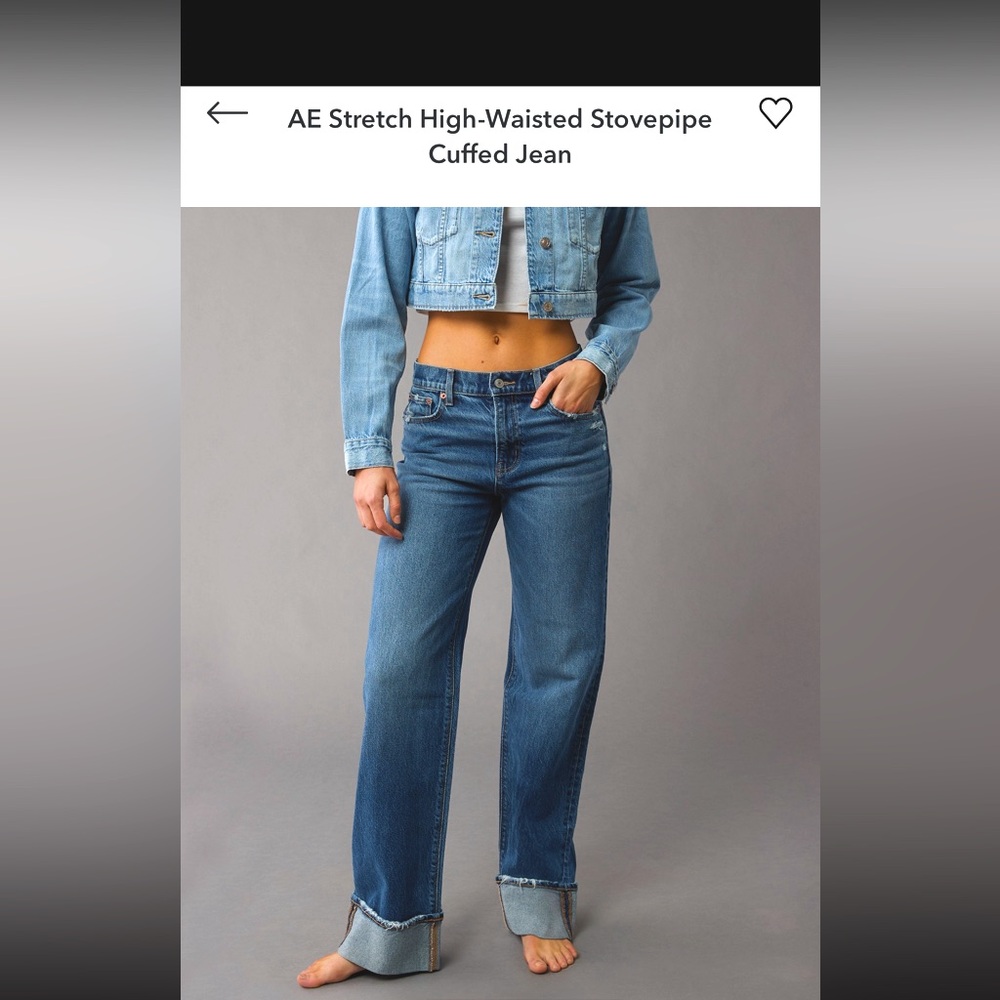 American Eagle Outfitters Light Blue Stovepipe Jeans